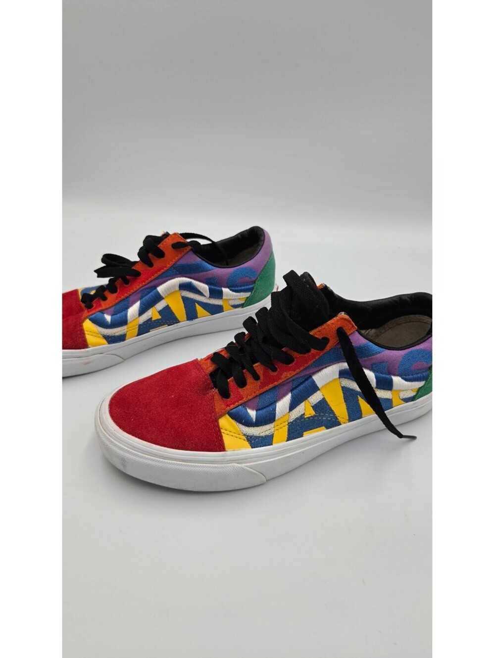 Vans Old Skool Multi-Color Suede Sneakers